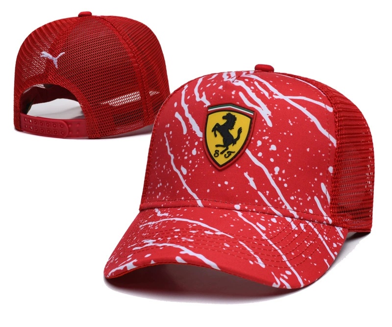 Ferrari Car Logo Embroidered Baseball Hat Netby
