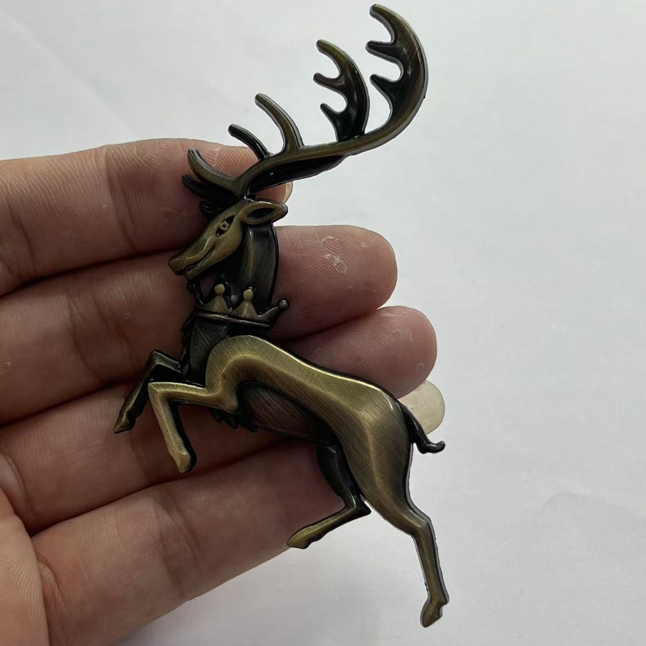 Metal Deer Reindeer Car Sticker Netby