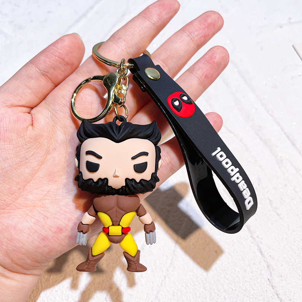 Movie Deadpool & Wolverin Keychain Keyring Netby