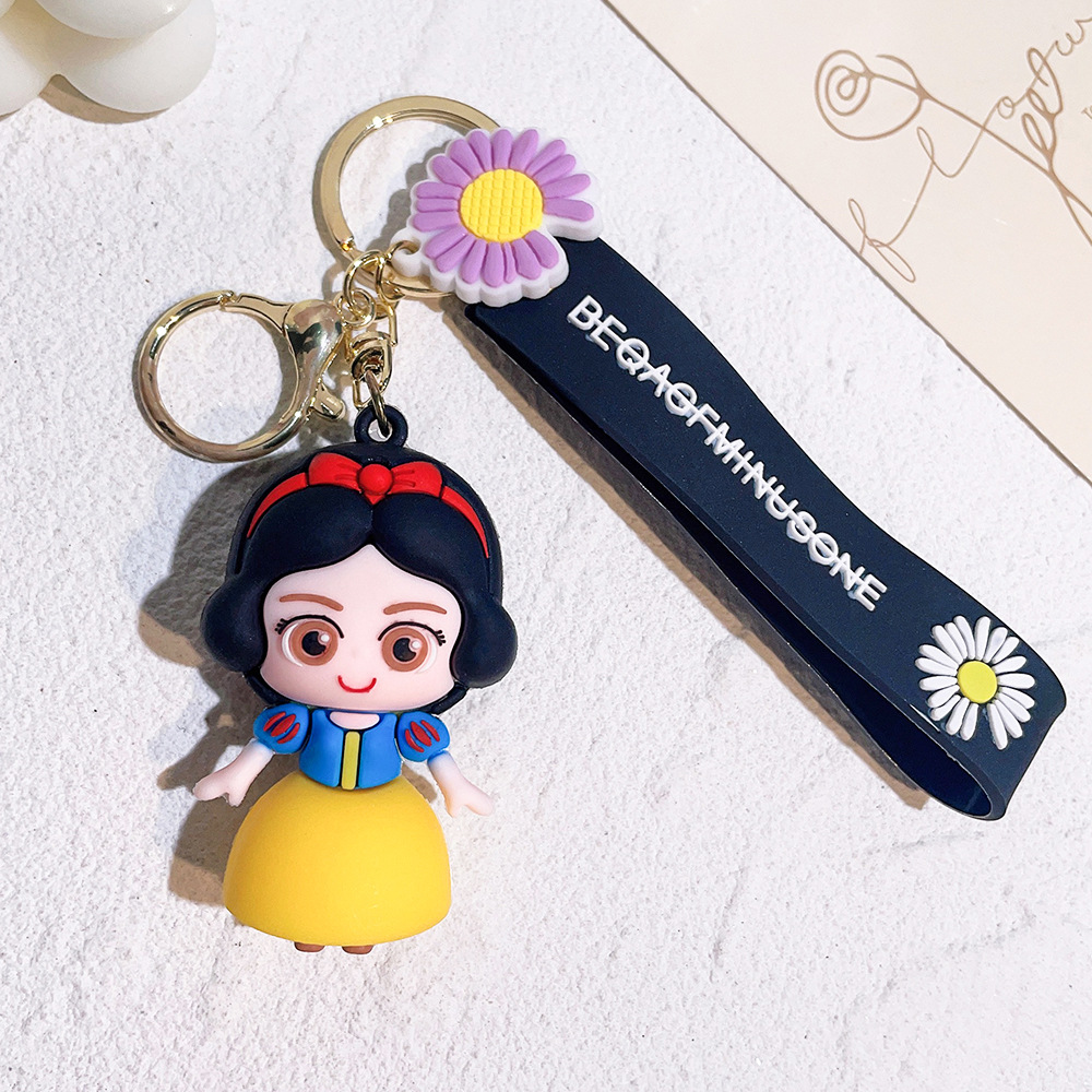 Animation Snow White Frozen Princess Keychain Keyring Netby