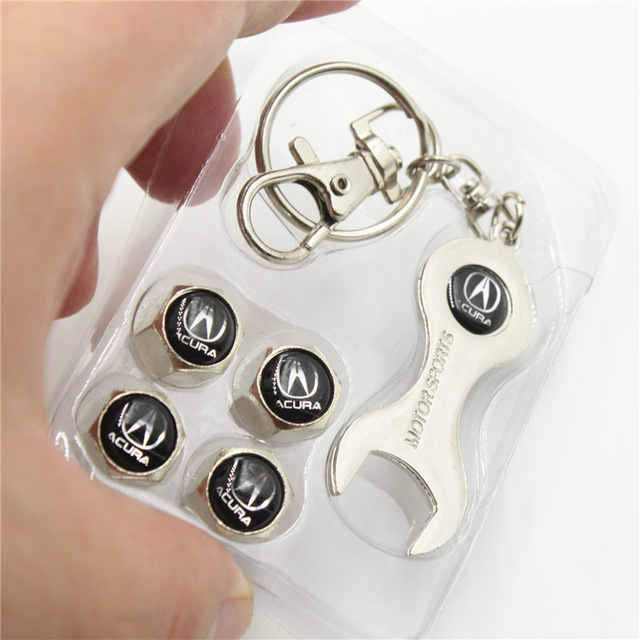 Metal Car Wheel Tire Valve Cap Anti Dust Spanner Wrench With Logo Netby