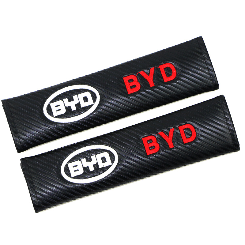 Carbon Fiber Style Car Seat Belt Cover for Audi Benz BMW Corvette VW SKODA Alfa Romeo Netby