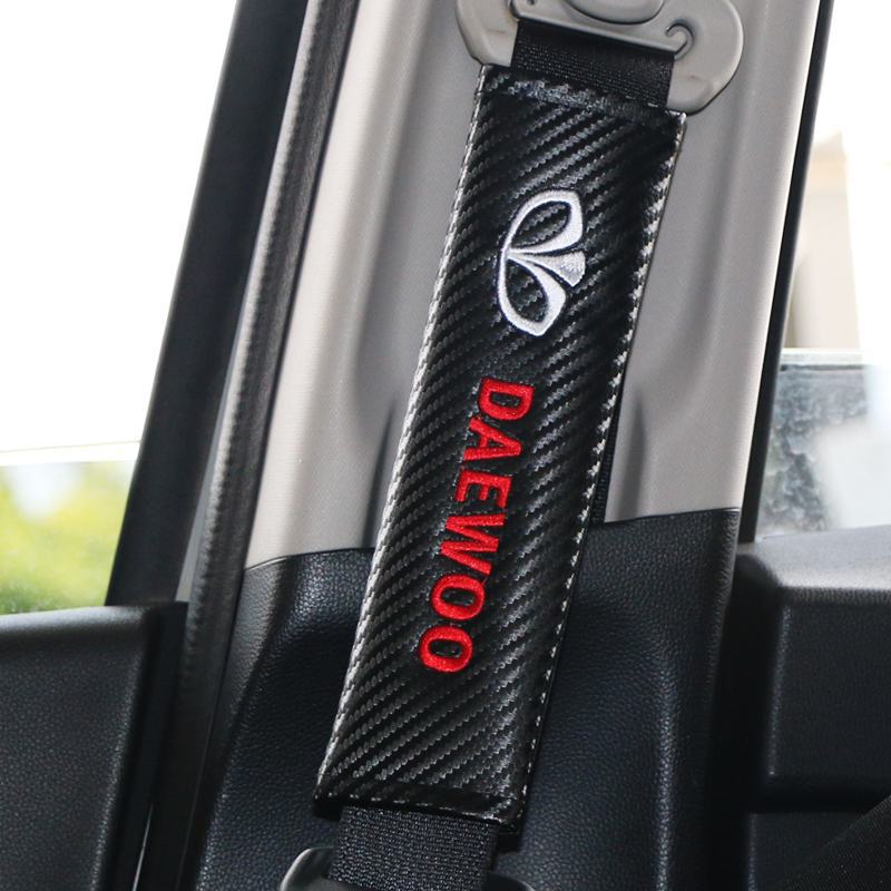 Carbon Fiber Style Car Seat Belt Cover for Audi Benz BMW Corvette VW SKODA Alfa Romeo Netby