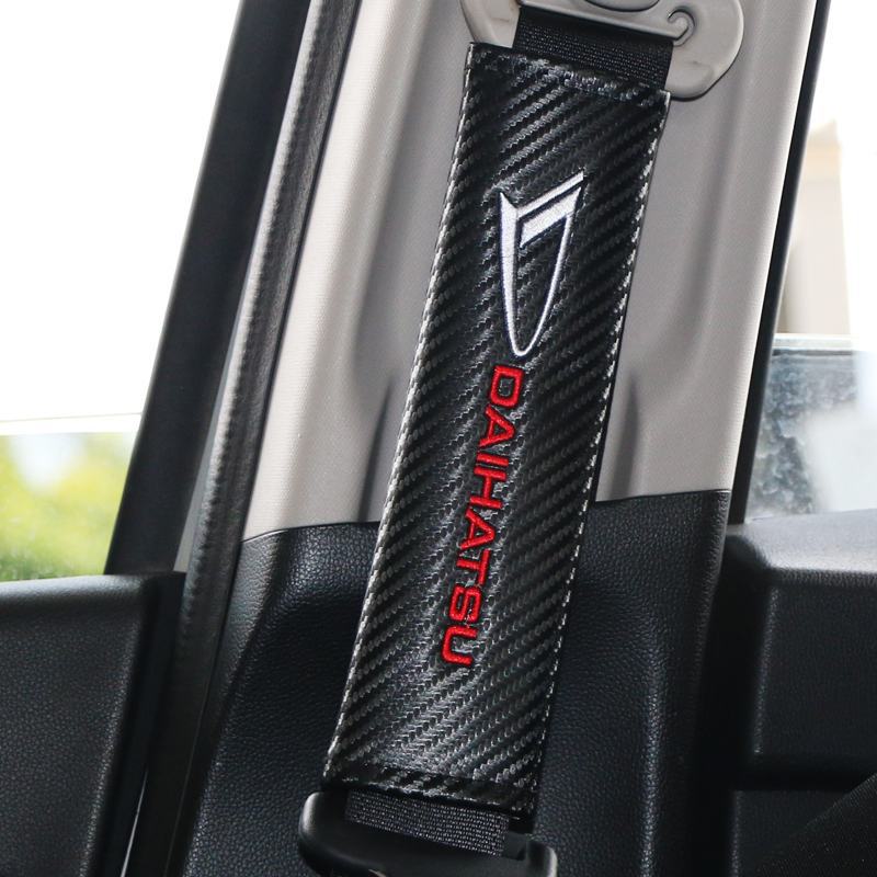 Carbon Fiber Style Car Seat Belt Cover for Audi Benz BMW Corvette VW SKODA Alfa Romeo Netby