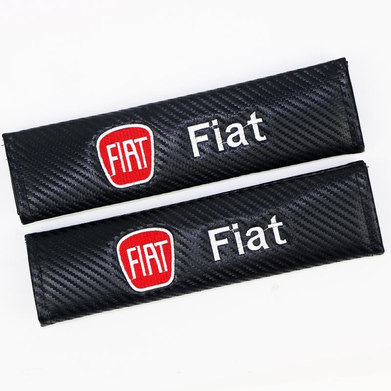 Carbon Fiber Style Car Seat Belt Cover for Audi Benz BMW Corvette VW SKODA Alfa Romeo Netby