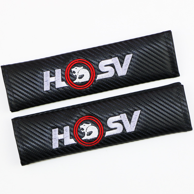 Carbon Fiber Style Car Seat Belt Cover for Audi Benz BMW Corvette VW SKODA Alfa Romeo Netby