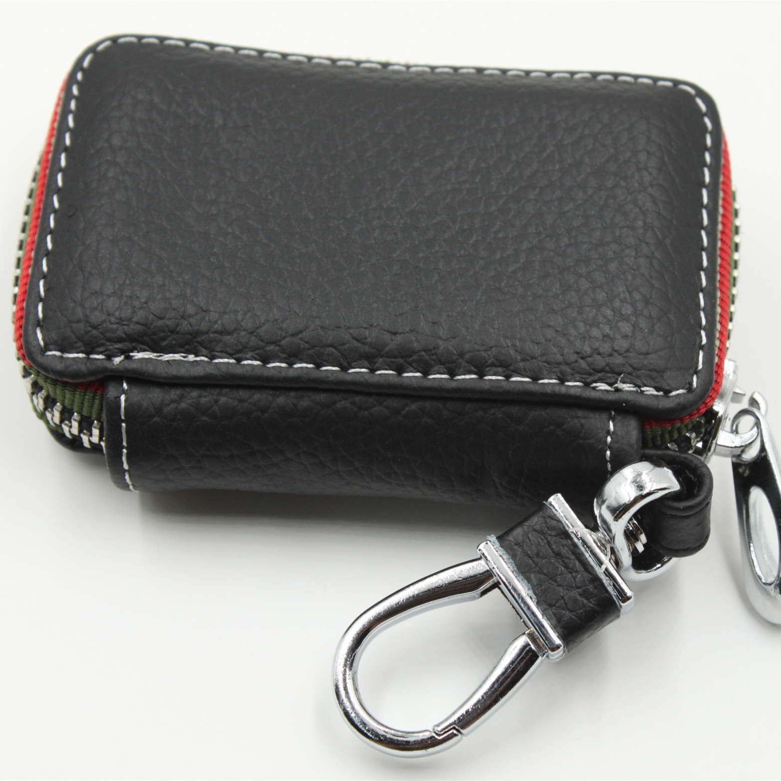 Black Color Leather Car Remote Key Wallet for KIA AUDI BENZ BMW BUICK PORSCHE VW VOLVO JAGUAR CHEVROLET FORD Netby