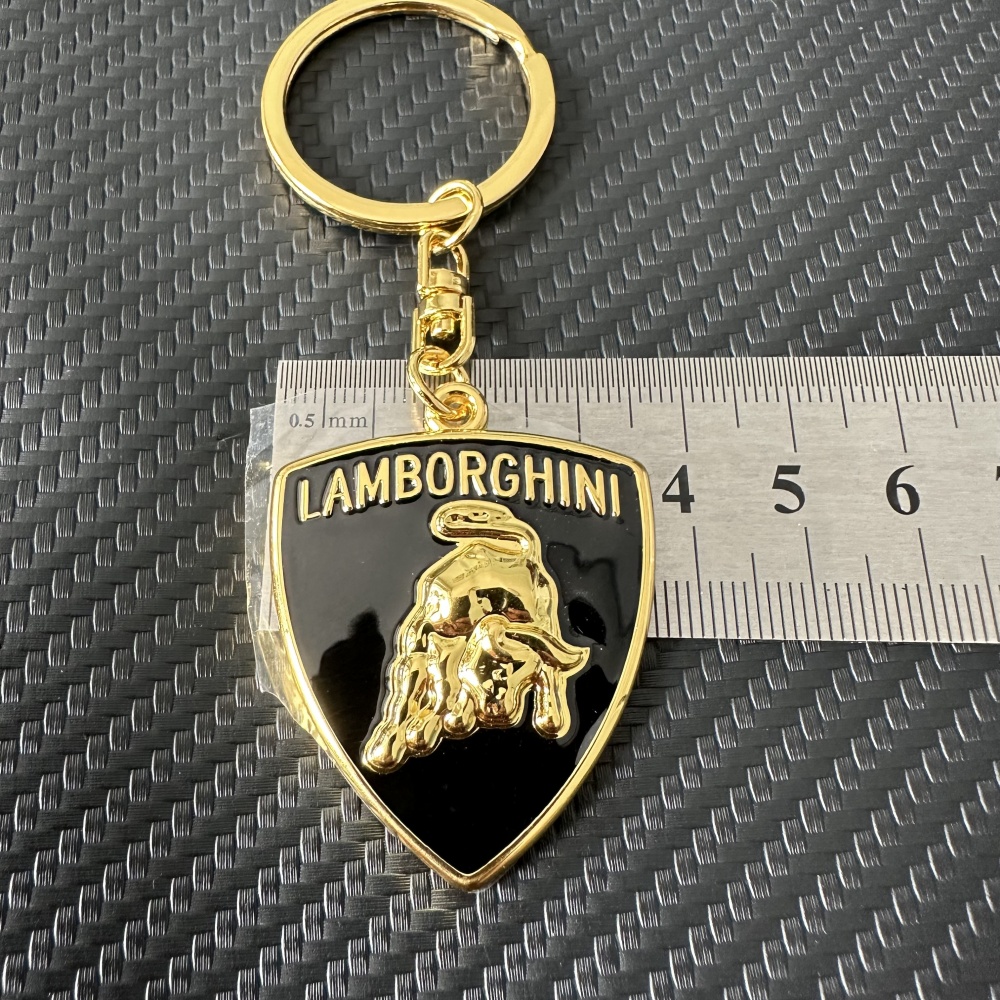 3D Metal Lamborghini Car Logo Logo Keyring Keychain Netby
