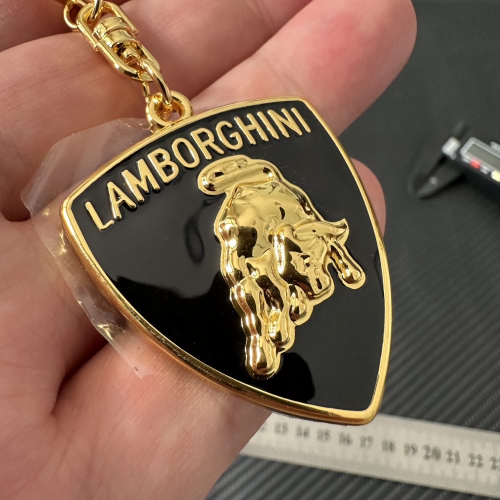 3D Metal Lamborghini Car Logo Logo Keyring Keychain Netby