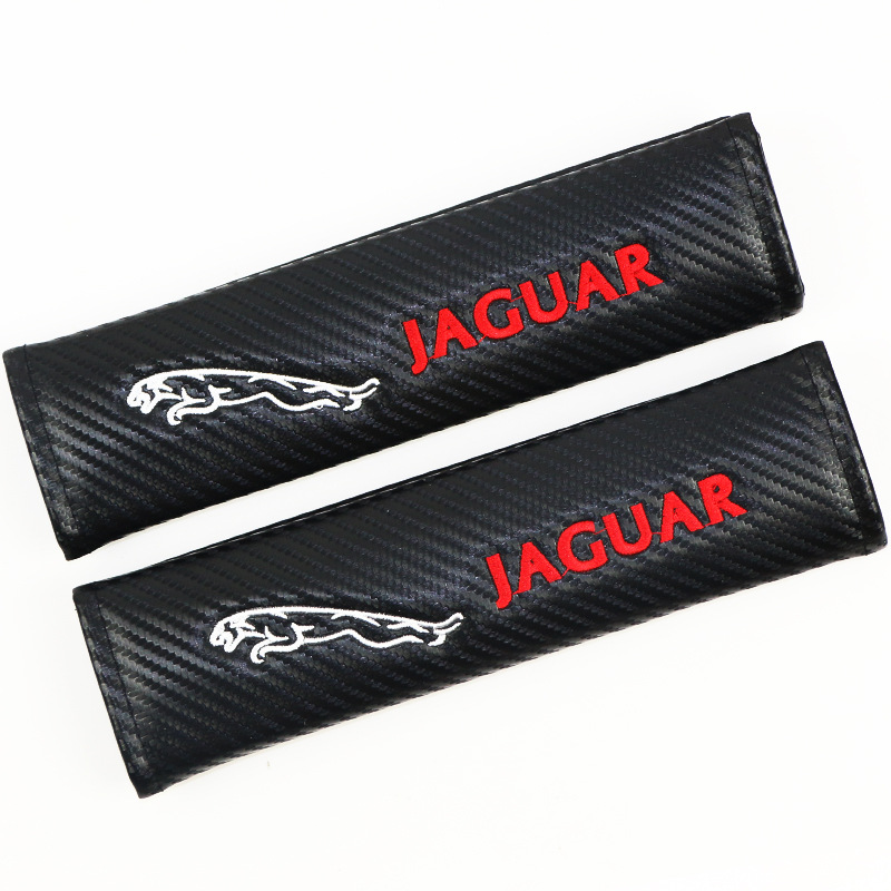 Carbon Fiber Style Car Seat Belt Cover for Audi Benz BMW Corvette VW SKODA Alfa Romeo Netby