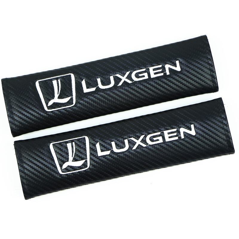 Carbon Fiber Style Car Seat Belt Cover for Audi Benz BMW Corvette VW SKODA Alfa Romeo Netby