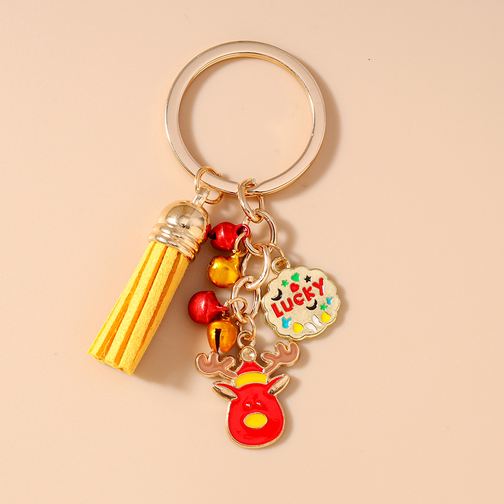 Tassel Festival Christmas Keychain Keyring Netby