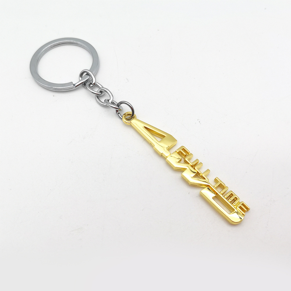 Metal TOYOTA 4WD Full Time Car Keychain Keyring Keyfob Netby