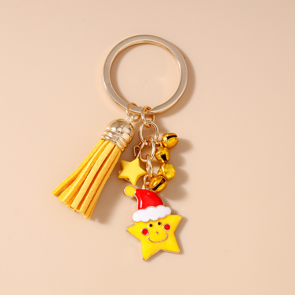 Tassel Festival Christmas Keychain Keyring Netby