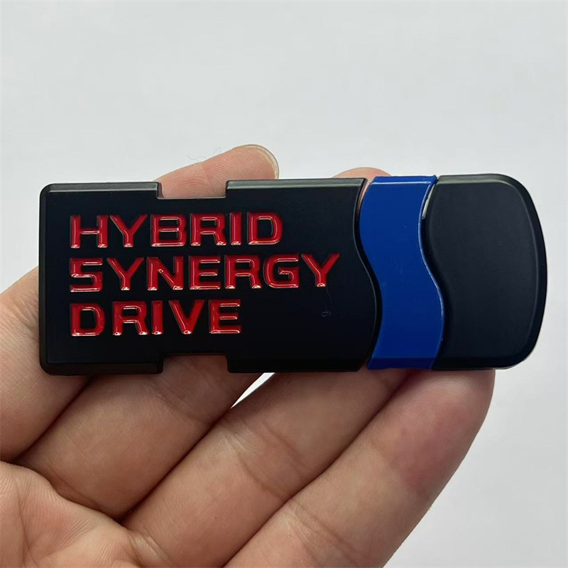 Metal HYBRID Synery Drive Car Emblem Badge for Toyota Camry Levin Fit Netby
