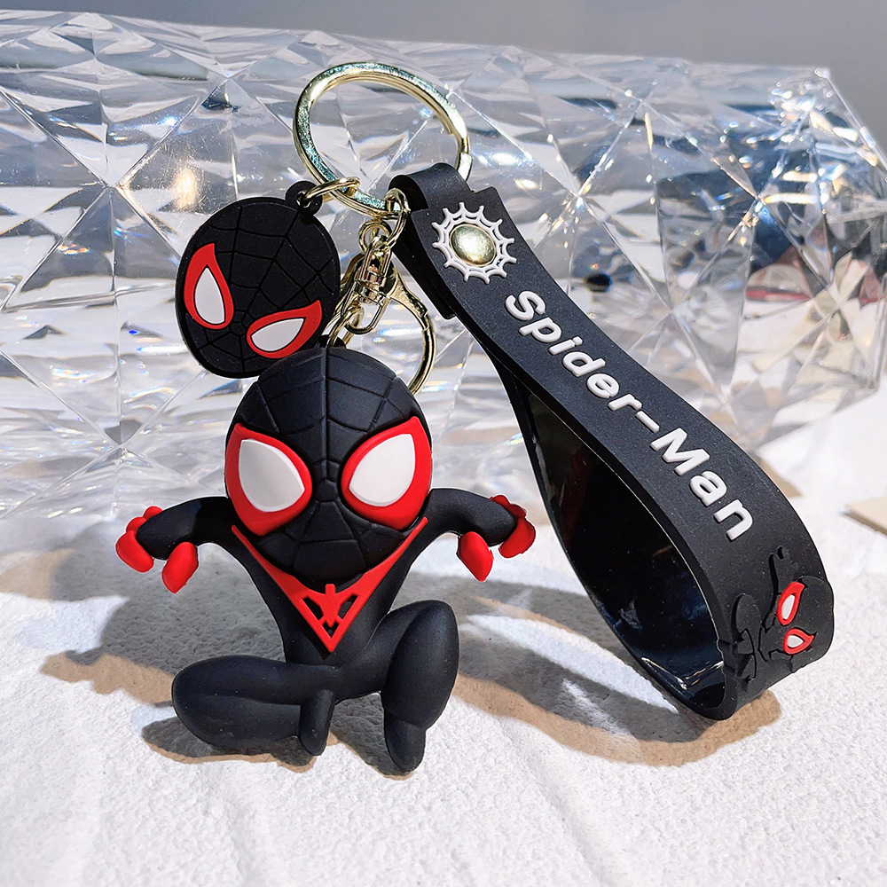 Movie Avengers Spiderman Keychain Keyring Netby