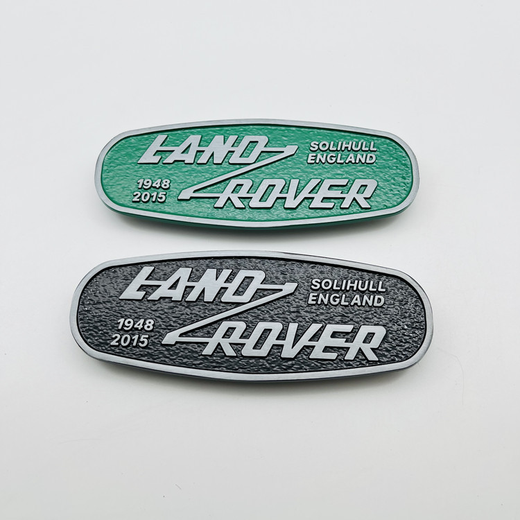 Metal Landrover Defender 1948 2015 SOLIHULL ENGLAND Car Body Styling Sticker Netby