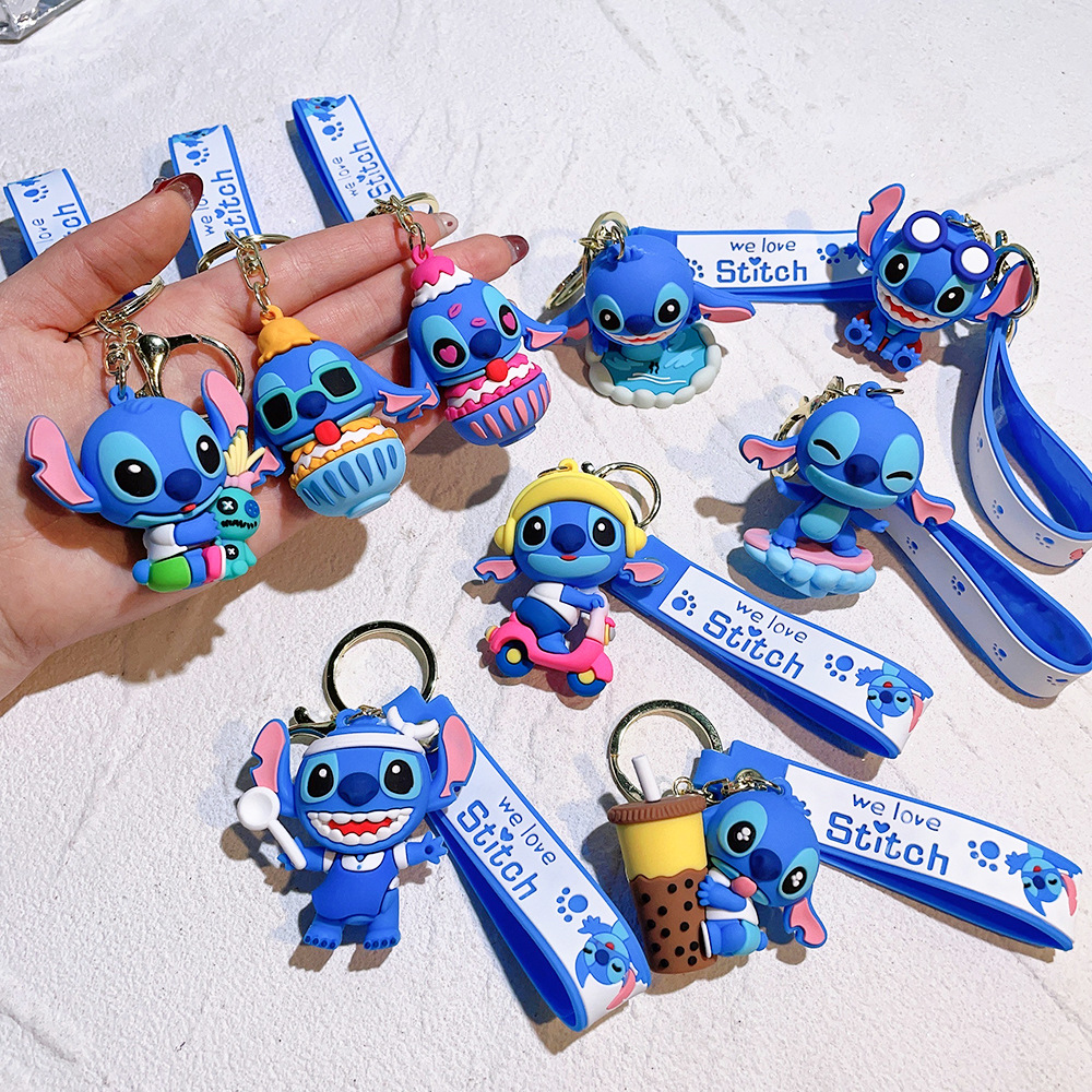 Animation Stitch Keychain Keyring Netby