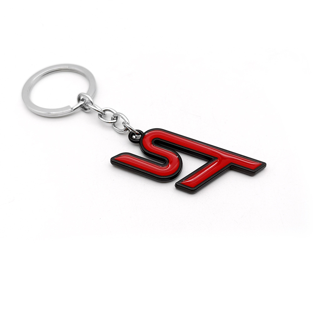 Metal Ford ST Car Keychain Keyring Keyfob