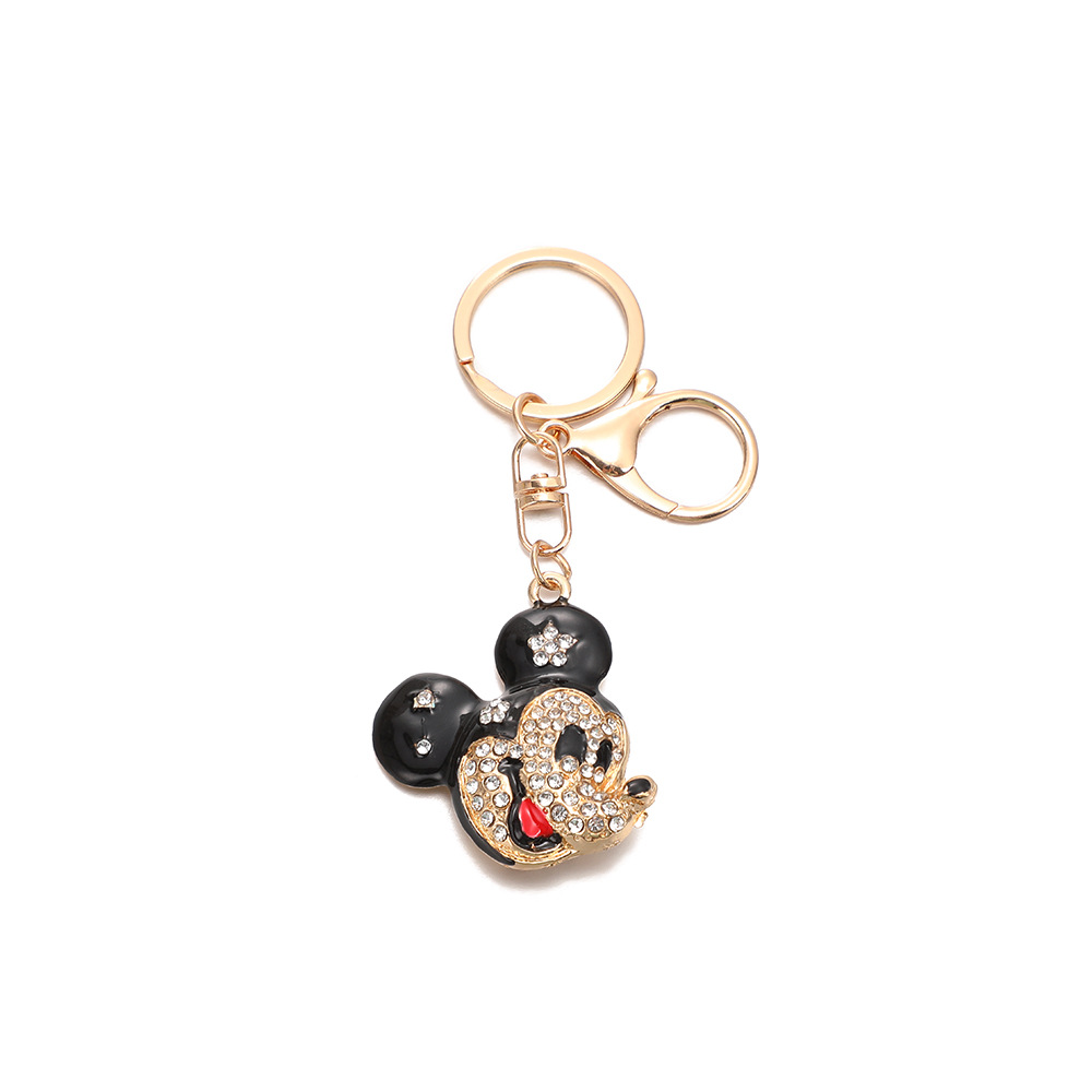Rhinestone Mickey Mouse Keychain Keyring Netby