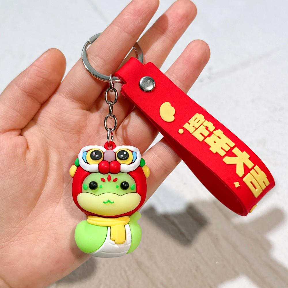 Lovely Chinese Zodiac Signs Snake Keychain Keyring Animal Netby