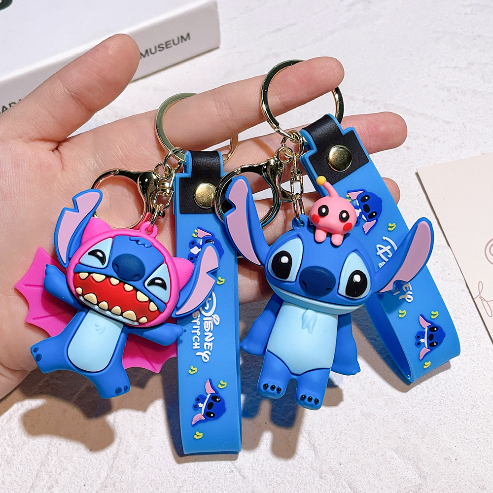 Rubber Stitch Animation Keychain Keyring Netby