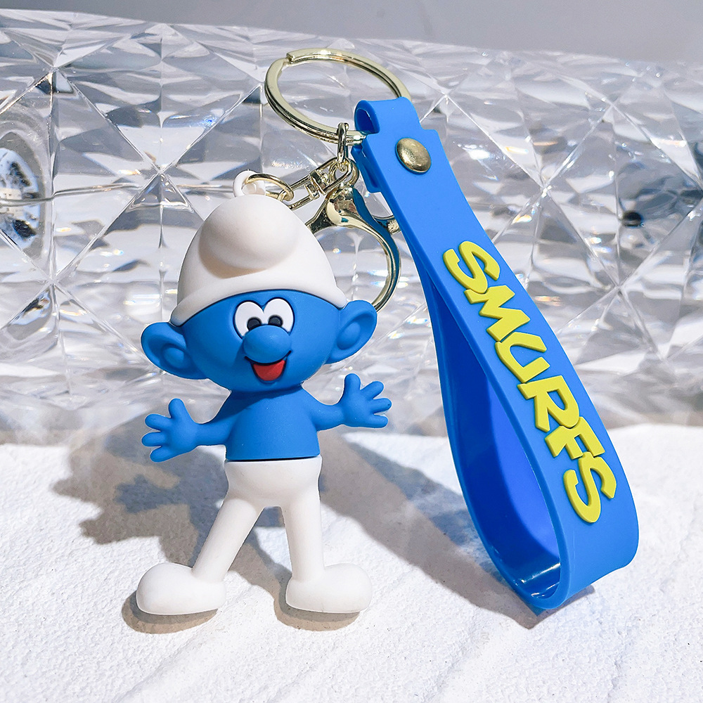 Animation The Smurfs Keychain Keyring Netby
