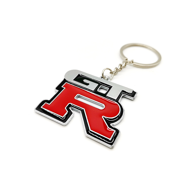 Metal NISSAN GTR Car Keychain Keyring Keyfob Netby