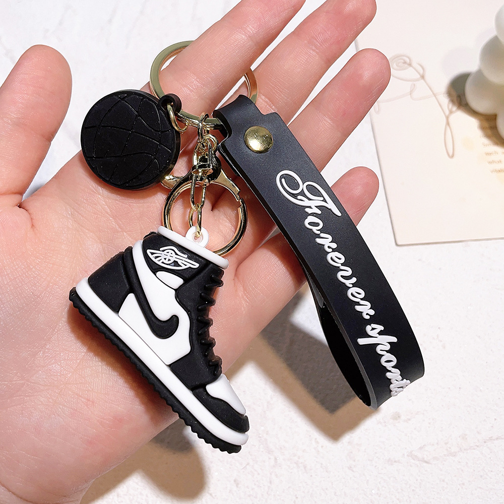 PVC Sports Game Nike AJ Shoe Keychain Keyring Netby