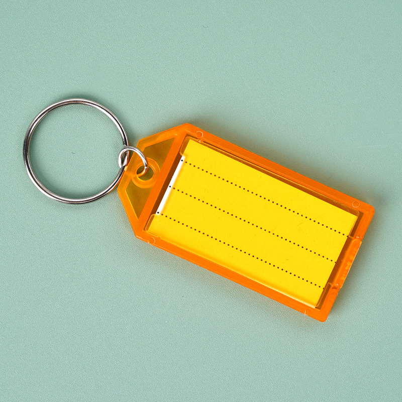 PP Plastic Keyring Tag Luggage Mark Holder Tools Netby