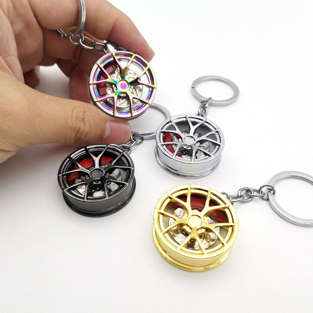 BBS Creative Metal Car Wheel Keychain Keyring Keyfob with Brake Netby