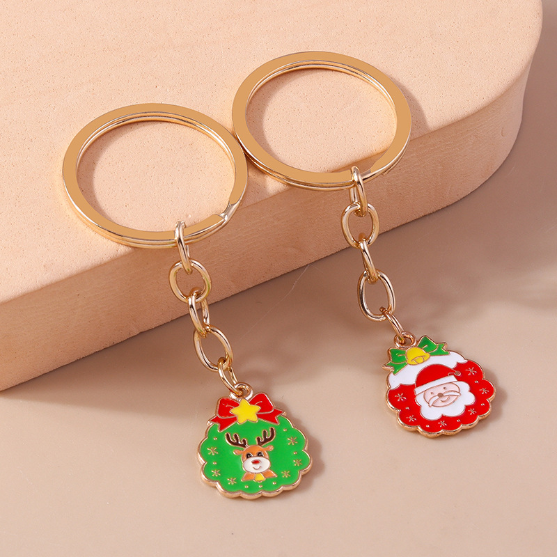 Deer Festival Christmas Keychain Keyring Netby