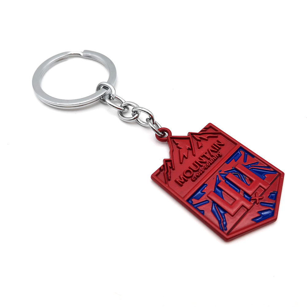 Metal Jeep 4x4 Moutain Cross Country Shield Car Keychain Keyring Keyfob Netby