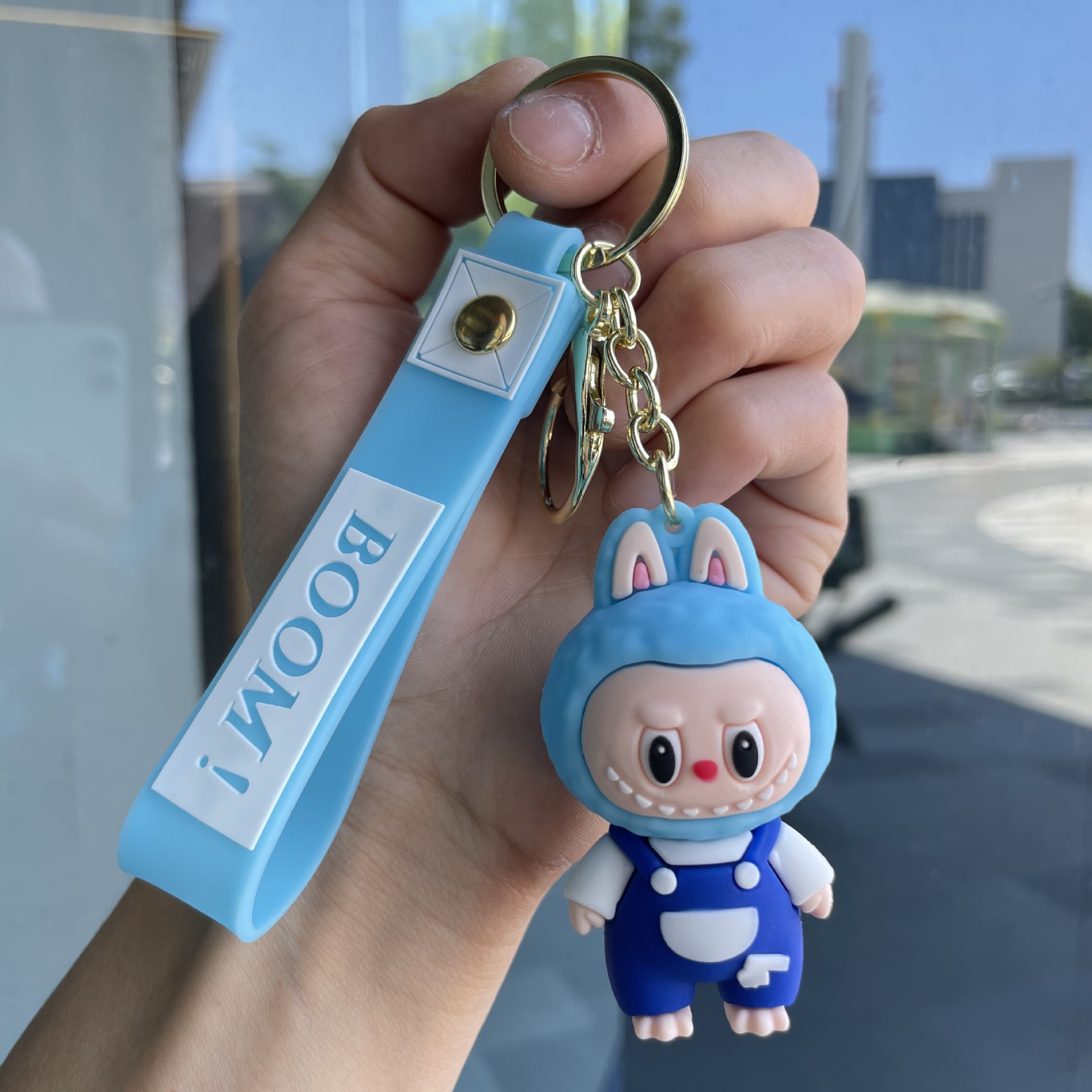 POPMART LABUBU Keychain Keyring Netby