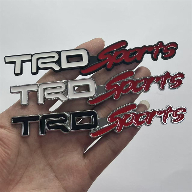 Metal TOYOTA TRD Sports Car Emblem Badge Netby