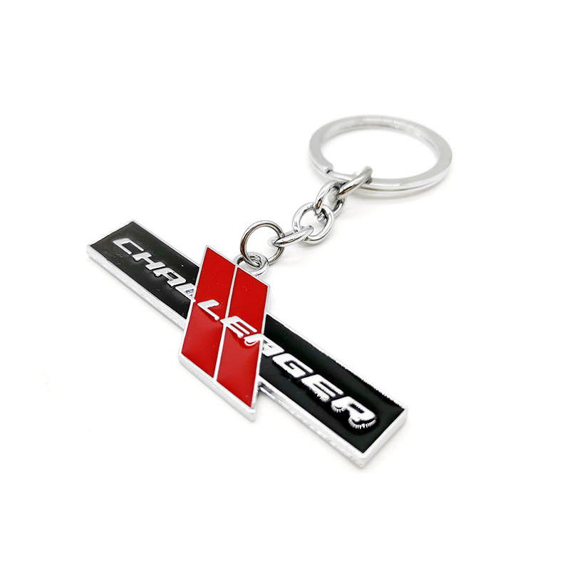 Metal Dodge Challenger Car Keychain Keyring Keyfob Netby