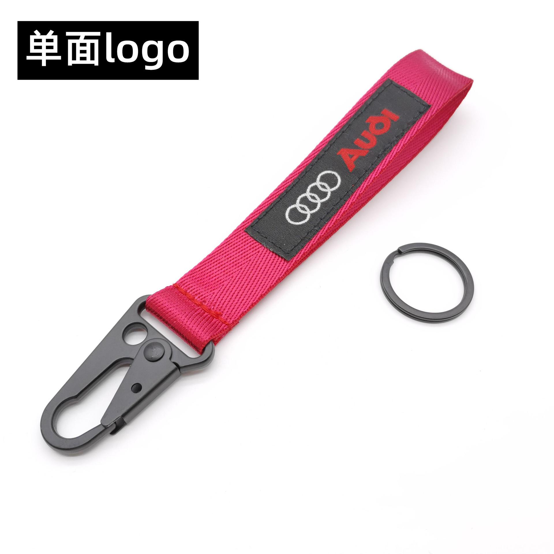 Red Color Eagle Buckle Car Logo Keyring Keychain Keyfob Wrist Strap Netby