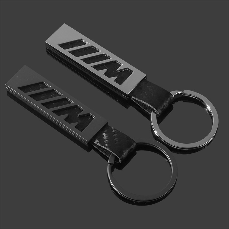 Leather Rope Car Keychain Keyring Keyfob for BMW M Power Netby