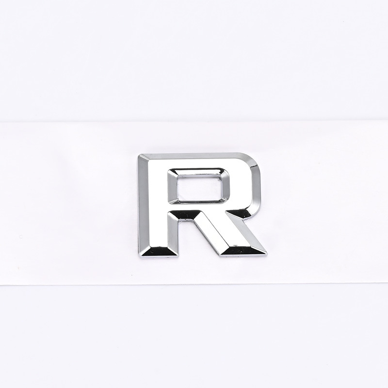 ABS Plastic 1 2 3 4 5 6 8 0 C D E G I K L M R S Letter Car Sticker for Mercedes Benz Trunk Tail Netby