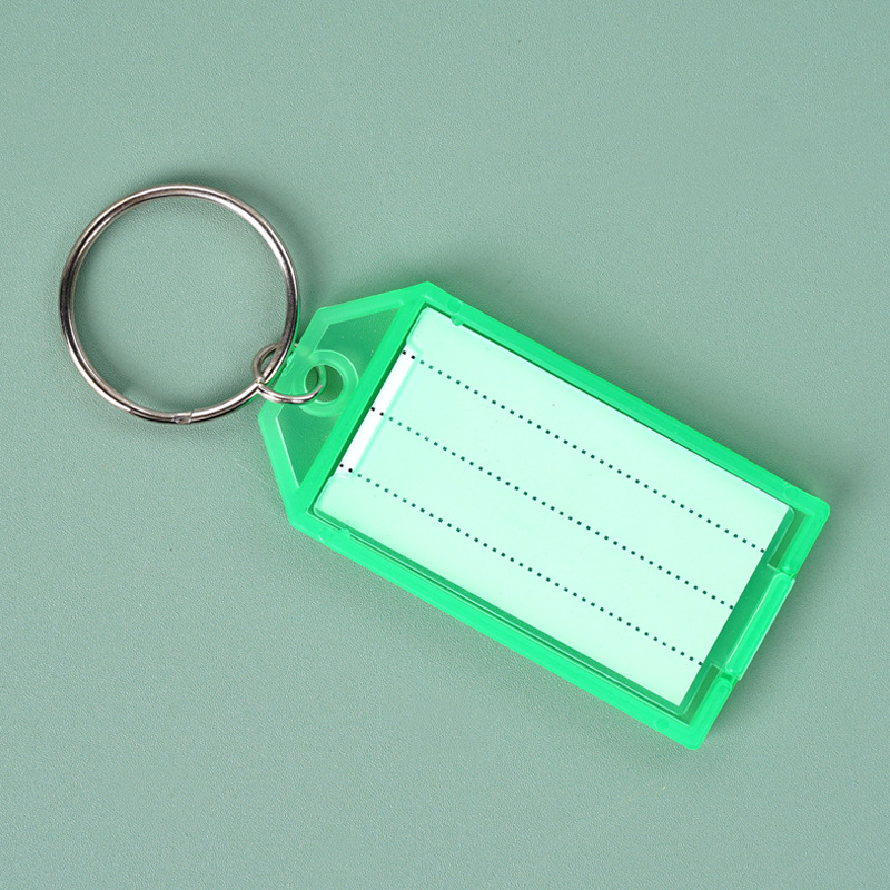 PP Plastic Keyring Tag Luggage Mark Holder Tools Netby