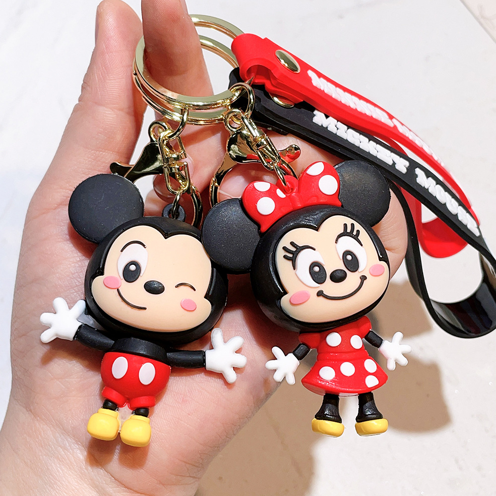 Animation Mickey Mouse Minnie Keychain Keyring Netby