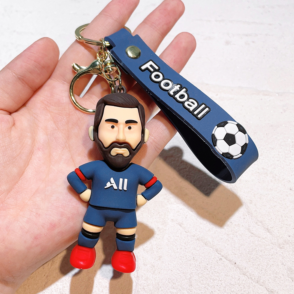 Sports Game Football C Ronaldo Messi Keychain Keyring Netby