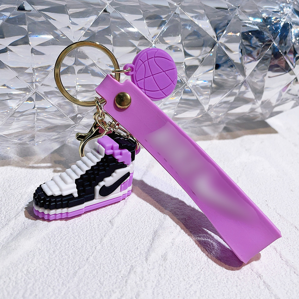 PVC Sports Game Nike AJ Shoe Keychain Keyring Netby