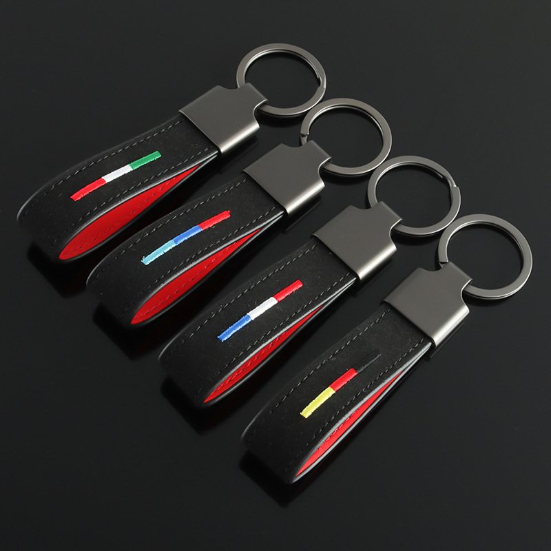 National Flag Car Logo Keychain Keyring Keyfob for Italy Germany France BMW Netby