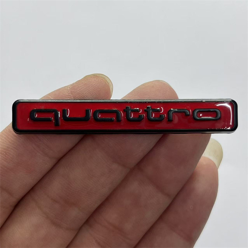 Metal Quattro Car Emblem Badge Audi Netby