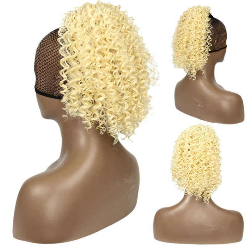 Synthetic Afro Kinky Curly Curl Ponytail 25cm High Temperature Fiber WIGLTD