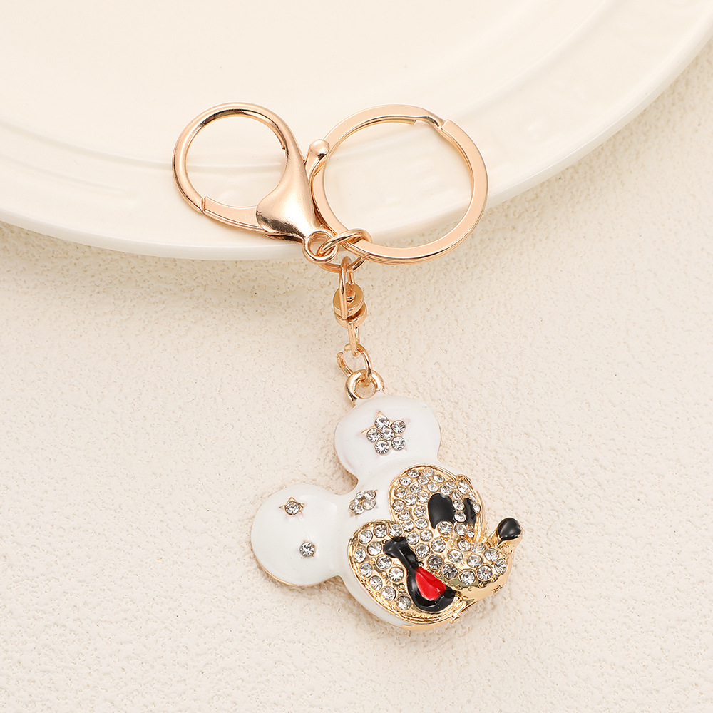 Rhinestone Mickey Mouse Keychain Keyring Netby