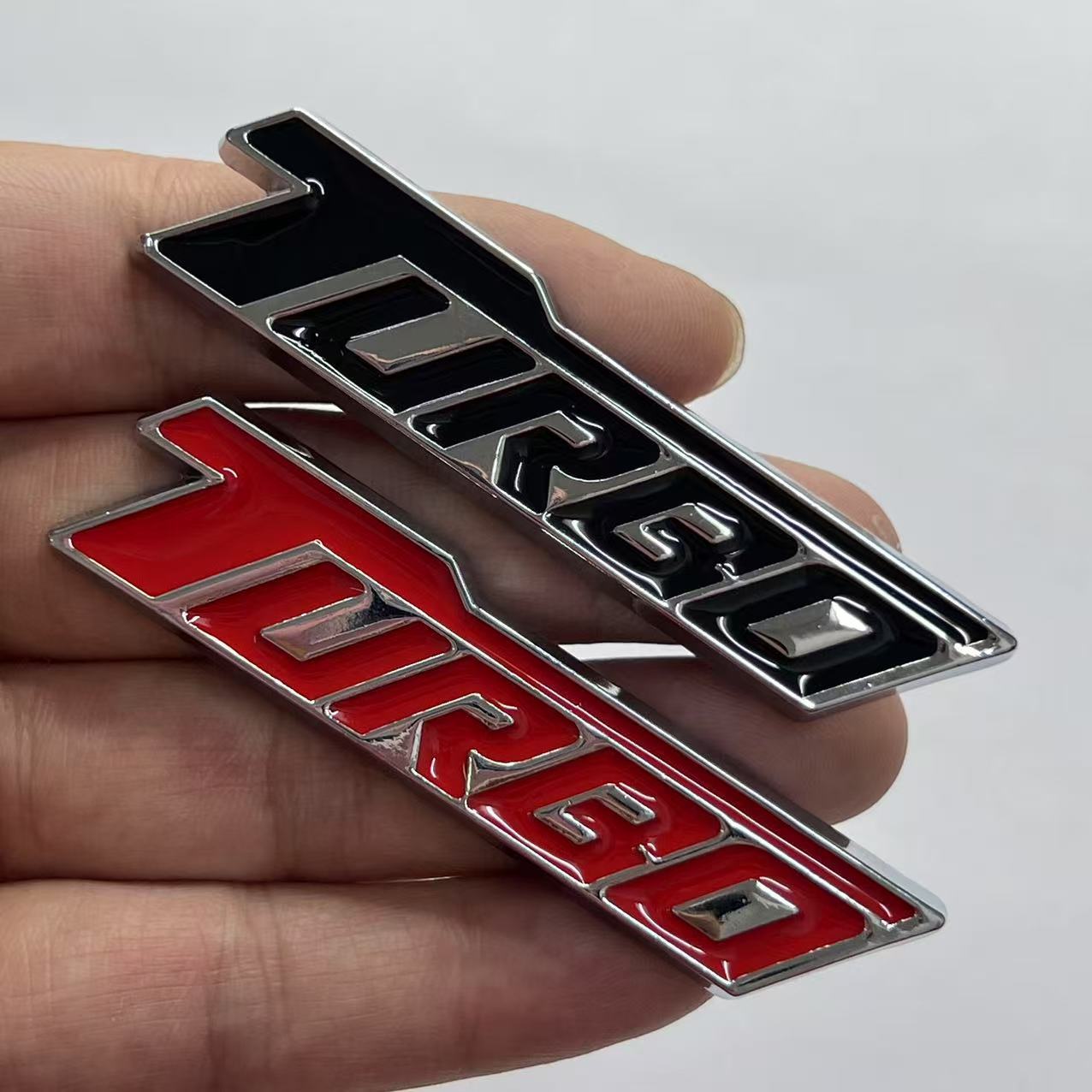 Metal TURBO Car Sticker Netby