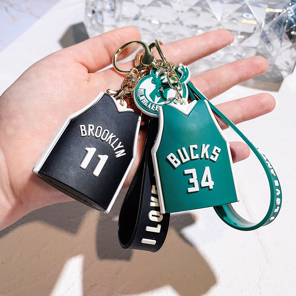 Sports Game Keychain Keyring Basketball Jerysey Tshirt Netby