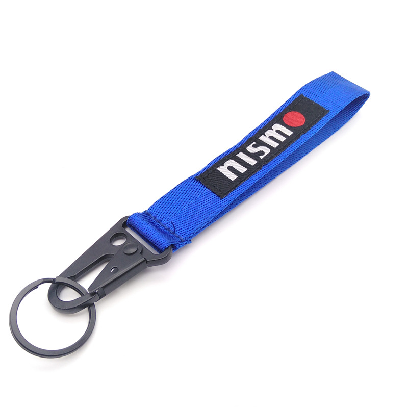 Car Logo Wrist Strap Keyring Keychain Keyfob TRD MUGEN Nismo Ralliart Netby